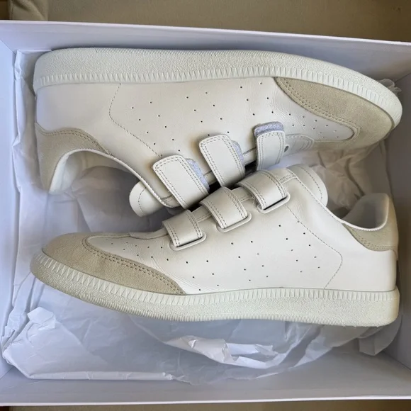 Isabel Marant White and Cream Athletic Shoes - Picture 2 of 6